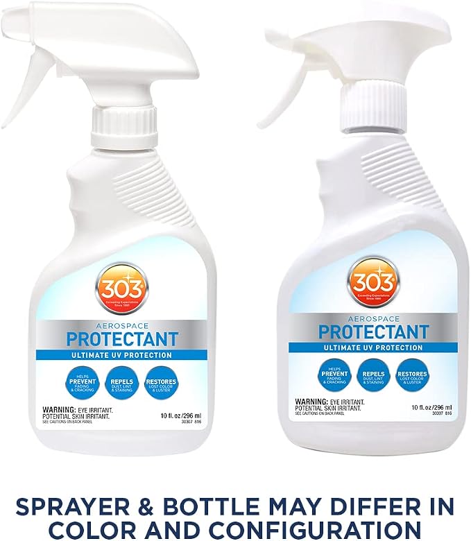 Provides UV protection while helping prevent fading, cracking, and discoloration.