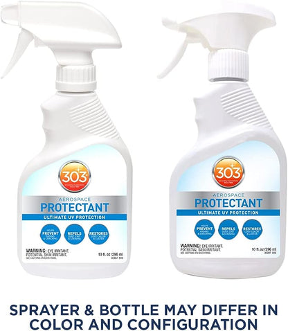 Provides UV protection while helping prevent fading, cracking, and discoloration.