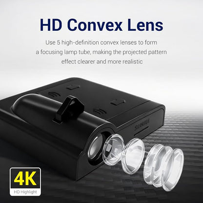 Car Door Lights Logo Projector, 2PCS Car Door Projector Lights Welcome Courtesy Ghost Shadow Lamp Fit for All Car Models by FLYEEGO
