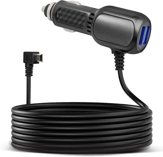 Anina Mini-B USB Dash Cam Power Cord 90° Right Angle for Rexing V1/V1P/Pro/V5/V3, Byakov S6, Rove R2-4K – NOT for Micro USB or Type-C10