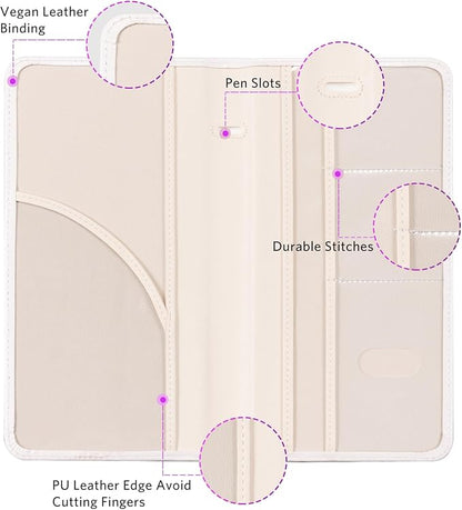 CoBak Car Registration and Insurance Holder - Vehicle Glove Box Car Organizer,Auto Truck Comparment Accessories Case with Magnetic Closure for Essential Document,Driver License,Cards
