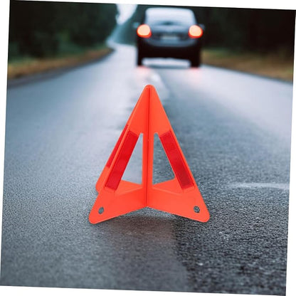 5pcs Car Warning Rack Emergency Safety Triangle Reflective Roadside Marker