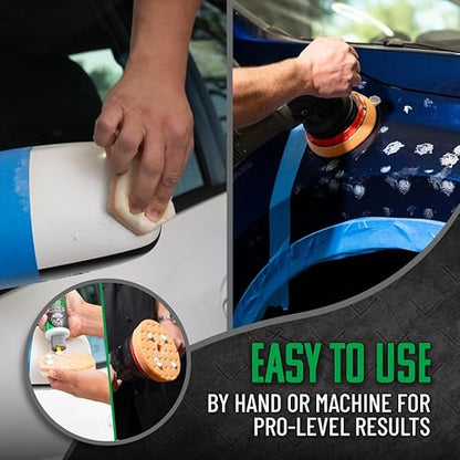 Chemical Guys Insynchro Scratch & Swirl Remover - One Step Compound & Polish for Paint Correction - Removes Fine Scratches, Swirls & Oxidation from Cars, Trucks, SUVs, Motorcycles & More, 16 oz