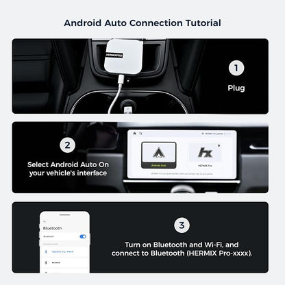 Android Auto Wireless Adapter Compatible with Samsung DeX,Wireless Android Auto Adapter Support YouTube, Netflix,Car Streaming Device,DeX Station, Desktop Experience for Car