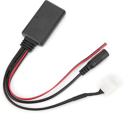 KIMISS DC 12V Car Audio Cable, Car Audio Music Adapter AUX Bluetooth 5.0 Adapter ABS Bluetooth AUX Cable for Goldwing GL1800
