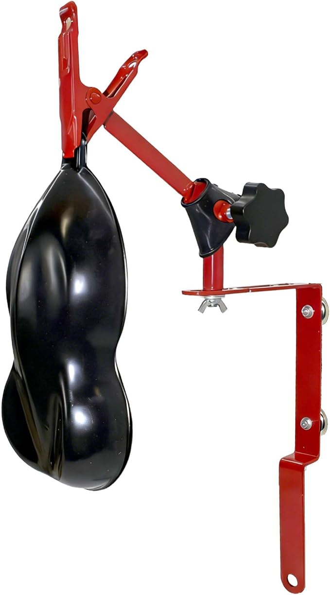 Lauco Paint-N-Stick Side View Mirror Paint Stand Holder with Clamp, ﻿Autobody Repair ﻿Paint Plier with Holder Set PPH0216