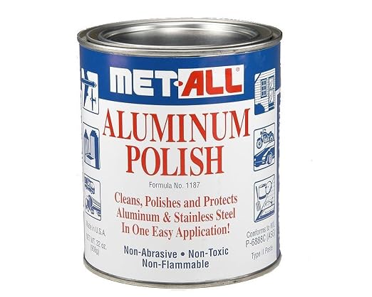 Aircraft Tool Supply Aluminum Polish, Met-All (32 Oz)
