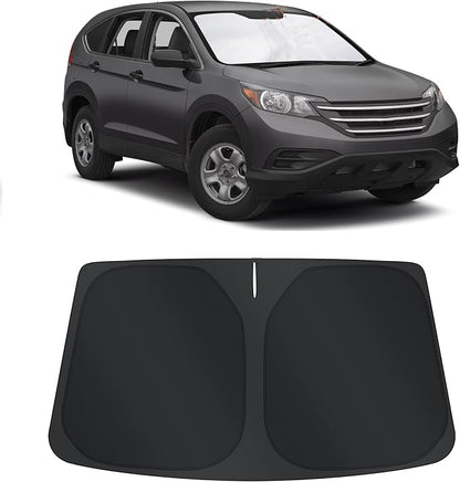 TINGLU Sun Shade for Honda CR-V CRV 2012-2016 Accessories Windshield Sun Shade Window Shade UV Rays Protection Sun Visor Cover with Steering Wheel Sunshade Storage Bag