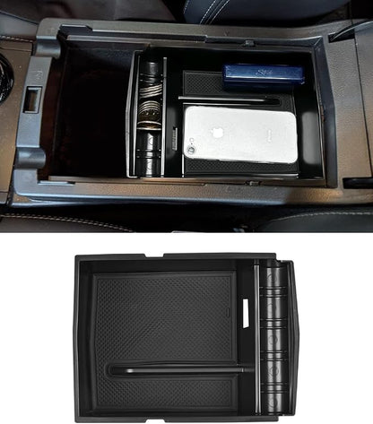 Center Console Organizer Compatible with Subaru Legacy Outback 2015 2016 2017 2018 2019 ABS Console Tray Armrest Storage Box Console Insert Organizer Glove Pallet