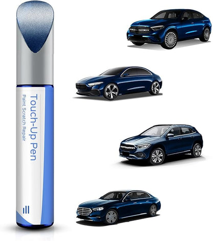 890/5890 Lunar Blue Metallic Touch Up Paint Compatible with Mercedes-Benz Exact Match–Chips and Nicks Touch Up