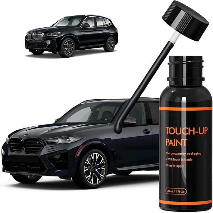416 Carbon Black Touch Up Paint for BMW, DIY Car Paint Scratch Repair Kit, Automotive Paints, Quick & Easy Fix Scratch Repair for X3/X4/X5/X6/X7/4/5/7/8 Series/i7/Z4/M3/M5/M6
