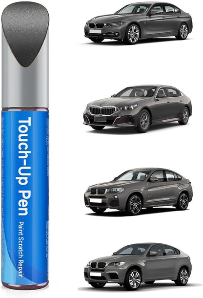 Touch Up Paint for BMW, Automotive Black Car Paint Pen Scratch Repair (Single Pen, Space Gray Metallic A52)