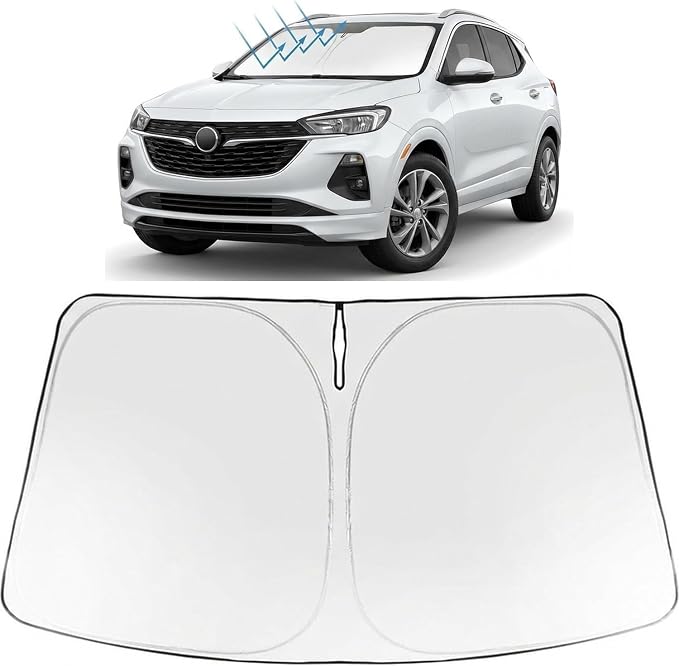 Proadsy Windshield Sun Shade for Buick Encore GX 2020-2026 Foldable Front Sunshade Protector Sun Visor Blocks UV Rays Keep Car Cooler Accessories