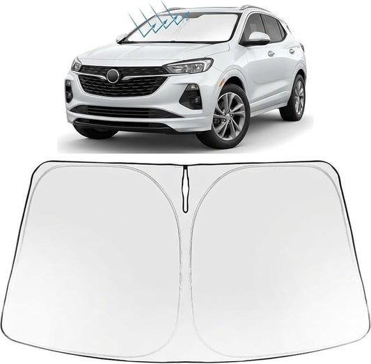 Proadsy Windshield Sun Shade for Buick Encore GX 2020-2026 Foldable Front Sunshade Protector Sun Visor Blocks UV Rays Keep Car Cooler Accessories