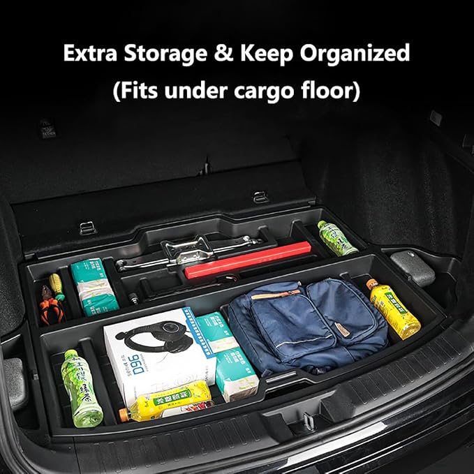 Trunk Custom-Fit Organizer for 2023-2026 Honda CR-V, SUV Insert Cargo Rear Hatch Storage Box for CRV EX LX EX-L Touring Turbo Plus Sport Accessories