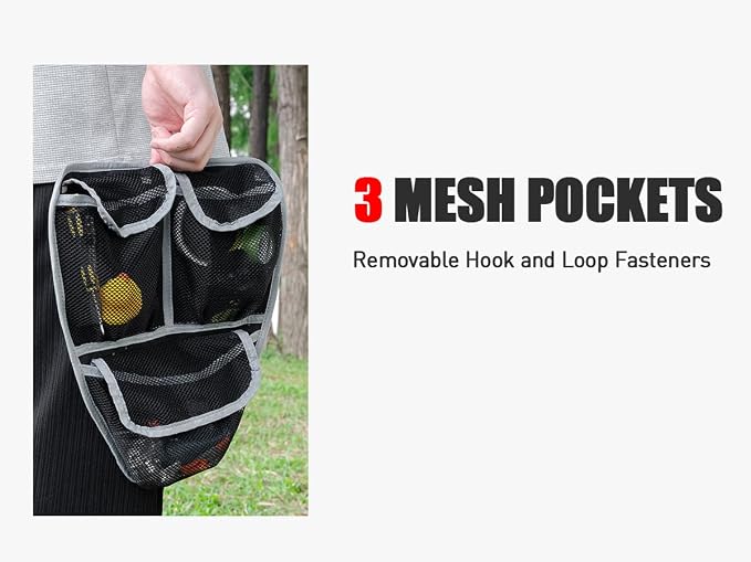 Front Trunk Organizer Frunk Tool Bag for Can Am Spyder F3 F3-L F3-S F3-T 2015+ Models - Removable 3 Mesh Pockets Storage Accessories(Gray Piping)
