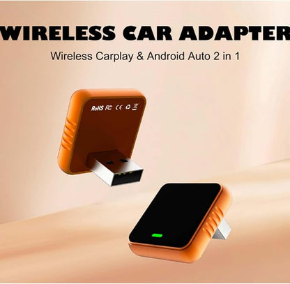 Wireless Carplay Adapter for Ford F-150 2017 2018-2022 2023 2024 2025 2026, Plug and Play Car Play Wireless Adapter, 2 in 1 CarPlay Accessories, Auto Reconnect