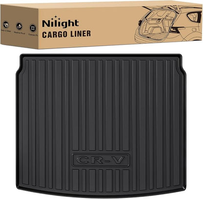 Nilight Cargo Mats for Honda CRV CR-V Upper Position only (Not for Hybrid) 2023 2024 2025 All Weather Protection Heavy Duty Cargo Liners