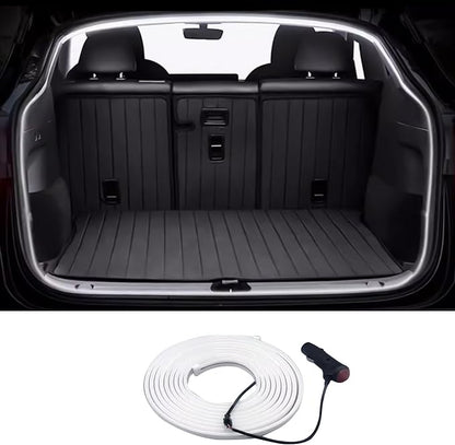 Tlyard Trunk LED Lights Strip for Tesla Model Y 2020-2025 Back Interior Frunk Lightning Waterproof &High Brightness Strip for Tesla Model Y Accessories Cool White