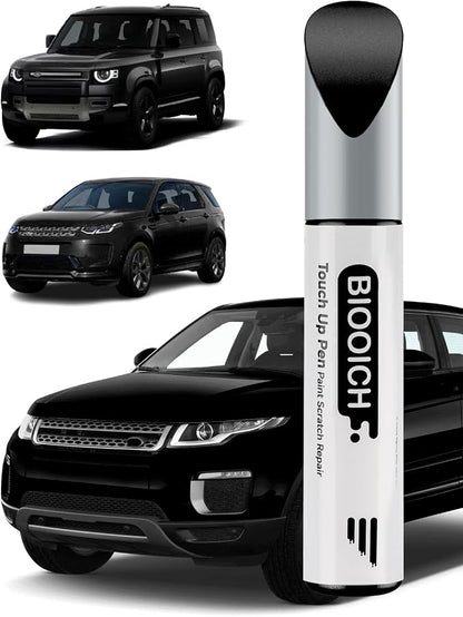 Touch Up Paint Pen Exact Color Match Car Chip and Scratch Repair (for Land Rover, Santorini Black(820/PAB/1AG))