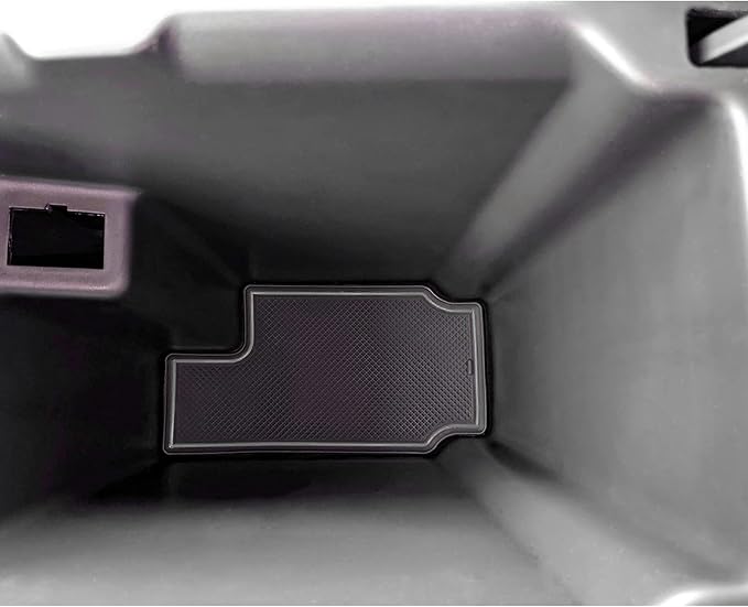 JDMCAR Custom Liner Accessories Compatible with Chevy Colorado/GMC Canyon 2015-2021 2022, Cup Holder, Door Pocket, and Center Console Insert Mat Kit 26-PC Set (Crew Cab, Gray Trim)