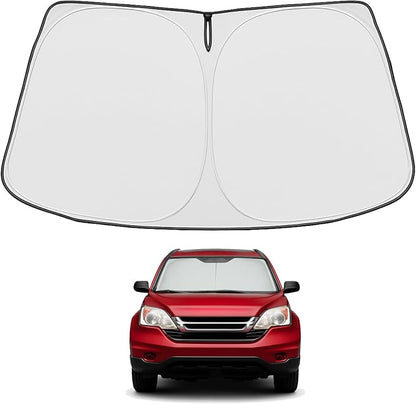 Proadsy Windshield Sun Shade for Honda CRV 2023 2024 2025 2026 4-Layer Foldable Front Sunshade Protector Sun Visor Blocks UV Rays Keep Car Cooler Accessories