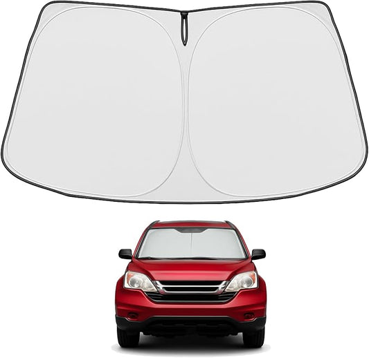 Proadsy Windshield Sun Shade for Honda CRV 2023 2024 2025 2026 4-Layer Foldable Front Sunshade Protector Sun Visor Blocks UV Rays Keep Car Cooler Accessories