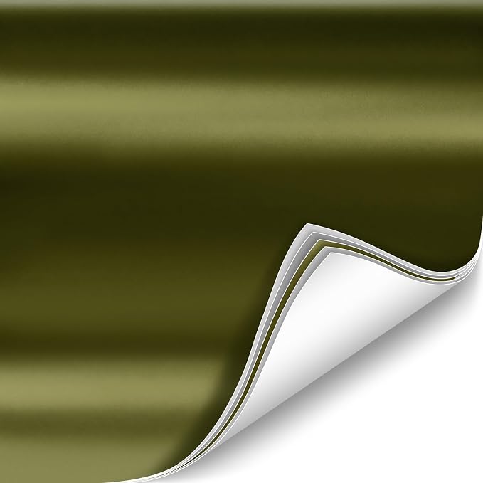 ColorFusion PPF by VViViD, Satin Stealth Combat Green Dry Apply PPF Vinyl Car Wrap Roll 60ft x 5ft