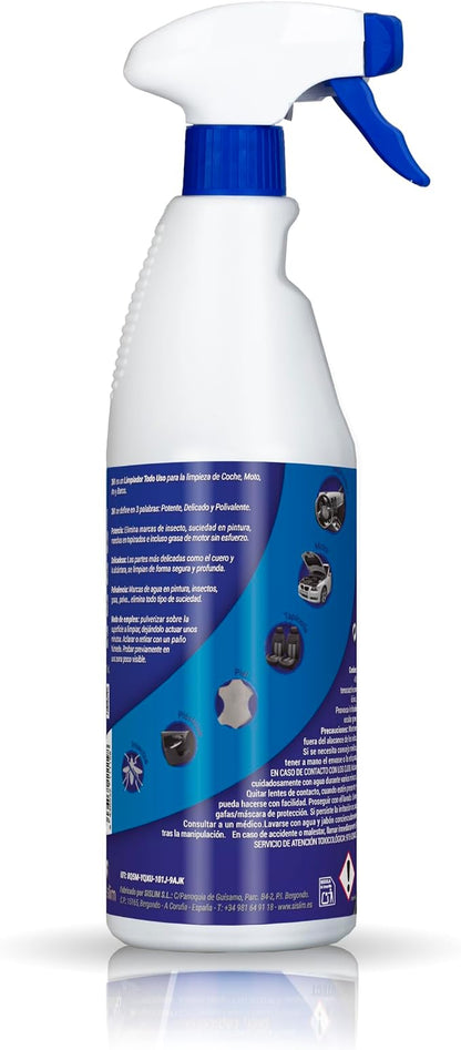 Sisbrill 361 Multi Purpose Car Interior Cleaner Spray - Stain Remover Seat Cleaner, Upholstery, Dashboard, Leather - Car Cleaning Supplies Interior and Exterior - 25 fl oz