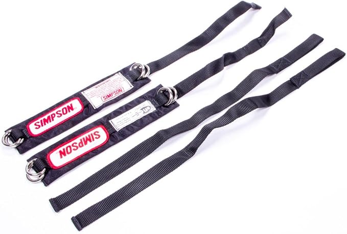 Black Jr Individual Straps Arm Restraint Harness Kit P/N 3600JBK