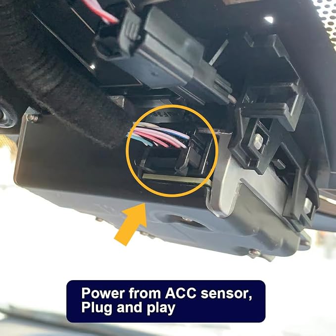 Fitcamx Front 2K+Rear 1080P Dash Cam Adapts for Toyota Prius 2023-2026 & Prime Plug-in Hybrid (XW60), OEM Style, Dual HD Video, Built-in WiFi & APP, Loop Recording, G-Sensor, Easy to Set, 64GB Card