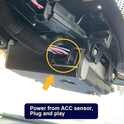 Fitcamx Front 2K+Rear 1080P Dash Cam Adapts for Toyota Prius 2023-2026 & Prime Plug-in Hybrid (XW60), OEM Style, Dual HD Video, Built-in WiFi & APP, Loop Recording, G-Sensor, Easy to Set, 64GB Card