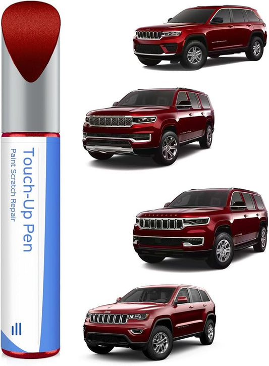 PRV/NRV Velvet Red Pearl Touch Up Paint Compatible with Jeep Exact Match Chips and Nicks Touch Up