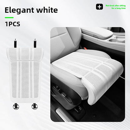 Car Seat Leg Support Extension Cushion for Car Driver Seat Extender Pad Leg Support Seat Pillow For Auid Q5 BMW X5 Toyota RAV4 Ford F150 Hyundai Tucson Honda CRV etc Universal Seat Cushion (white)