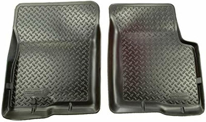 Husky Liners Classic Style Floor Mats | Fits 1995-2004 Toyota Tacoma Regular CAB & Access CAB ONLY | Front Row, 2-pc Black - 35111