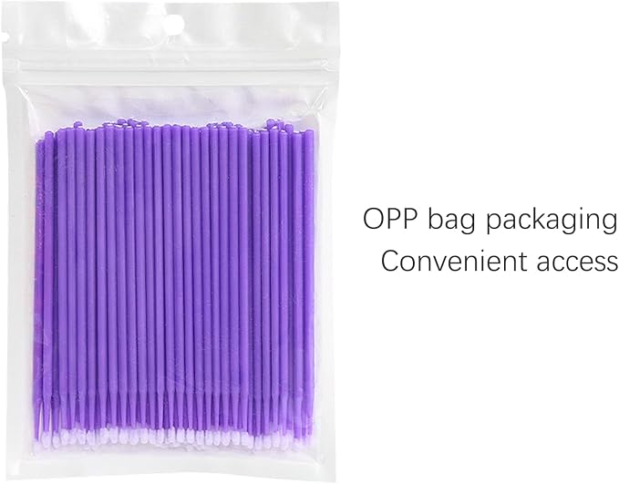 100PCS Car Touch Up Paint Brushes,Single-Use Micro Brushes for Refinishing Car Detail Paint Tiny Paint Brushes Scratches,Practical Car Accessories Micro Paint Brushes for Paint Chip Repair