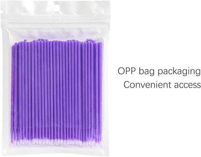 100PCS Car Touch Up Paint Brushes,Single-Use Micro Brushes for Refinishing Car Detail Paint Tiny Paint Brushes Scratches,Practical Car Accessories Micro Paint Brushes for Paint Chip Repair