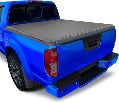 Tyger Auto T3 Soft Tri-fold Truck Bed Tonneau Cover Compatible with 2005-2021 Nissan Frontier; 2009-2012 Suzuki Equator | 6' (73") Bed | TG-BC3N1029, Black