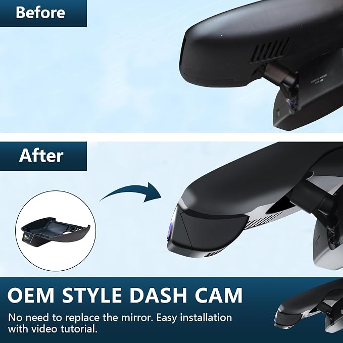 Mangoal 4K Dash Cam Custom fit for Mazda CX-50 2023 2024(Model A), UHD 2160P Video, Free App & WiFi, GPS, 64GB Card