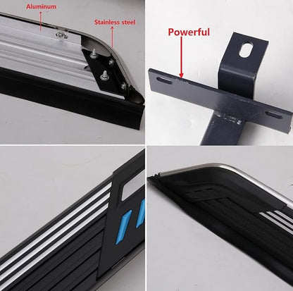 5.5" Stainless Steel for VW Volkswagen Atlas 2018-2022 2023 2024 2025 Running Boards Side Step nerf bar Pedal Protector