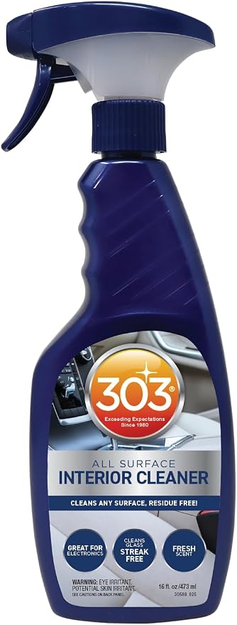Cleans interior surfaces with a residue-free finish. Safe on touchscreens, LCDs, and glass.