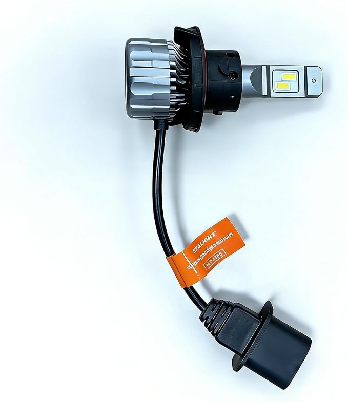 SEALIGHT H13 Bulbs, 70000LM 800% Brighter 6500K Cool White H13 Bulbs with Fan, 70000H Lifespan, IP68 Waterproof, Pack of 2