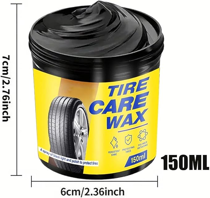 Car Tire Shine - Auto Tyre Polishing, Nourishing Gel, Wet Look Finish, UV Block Formula, Anti Static Layer | for Mechanics Detailers Trucks