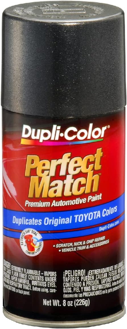 Dupli-Color EBTY16007 Perfect Match Automotive Spray Paint – Toyota Graphite Gray Pearl, 1C6 – 8 oz. Aerosol Can