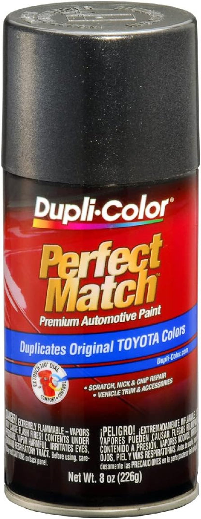 Dupli-Color EBTY16007 Perfect Match Automotive Spray Paint – Toyota Graphite Gray Pearl, 1C6 – 8 oz. Aerosol Can
