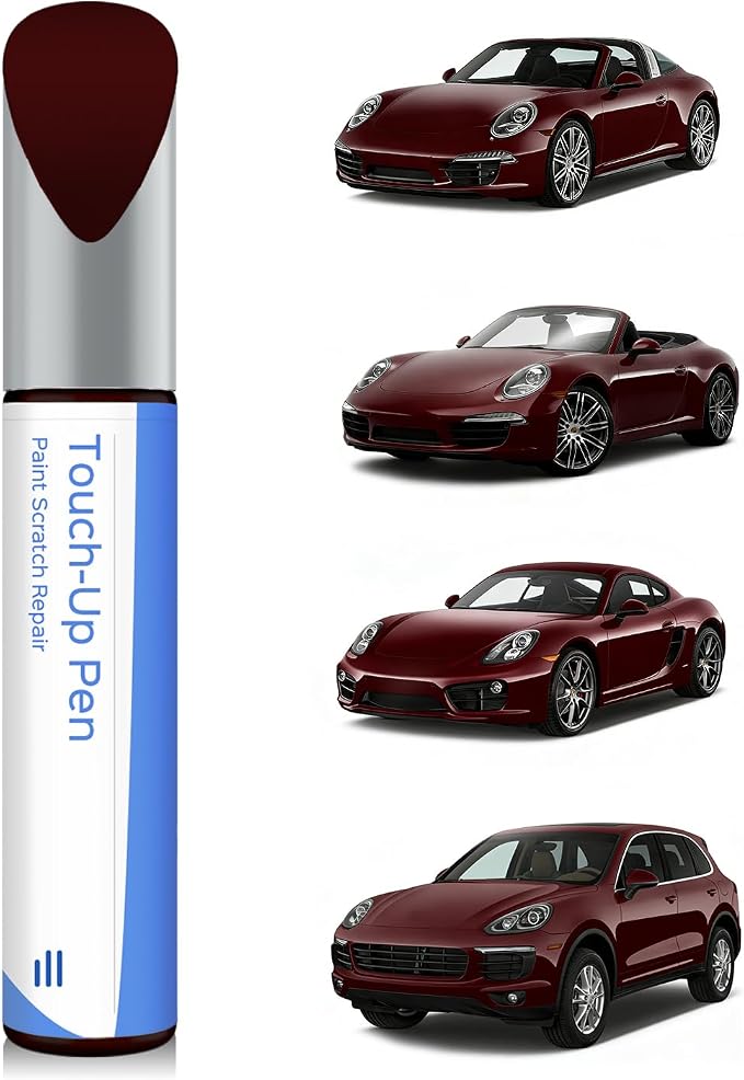 Copper Ruby Metallic LM8N/I7 Touch Up Paint Compatible with Porsche Exact Match Chips and Nicks Touch Up