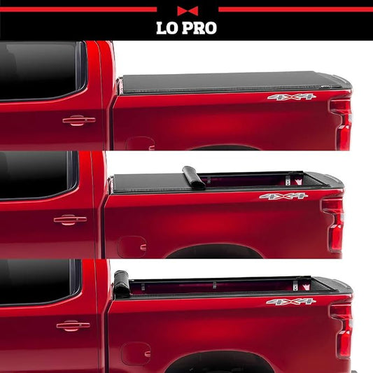 RealTruck TruXedo Lo Pro Soft Roll Up Truck Bed Tonneau Cover | 530601 | Fits 2017 - 2024 Honda Ridgeline 5' 4" Bed (64")