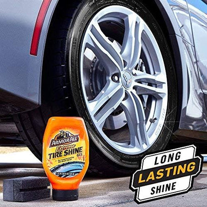 Armor All Extreme Tire Shine Gel by Armor All, Tire Shine for Restoring Color and Tire Protection, 18 Fl Oz