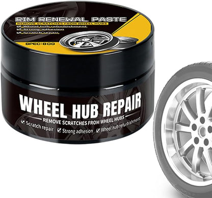 Tire and Wheel Polish – Wheel Shine Agent, Hub Cleaner | 80g High-Gloss Scratch-Resistant Restorer for Auto Detailing, RVs, Motorcycles, Trucks, Marine Vehicles, and ATV Rims