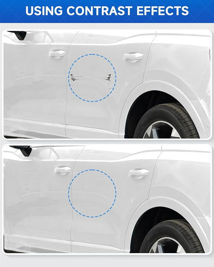 LS9R/2Y Glacier White Metallic Touch Up Paint Compatible With Audi Exact Match Car Paint Pen Scratch Repair